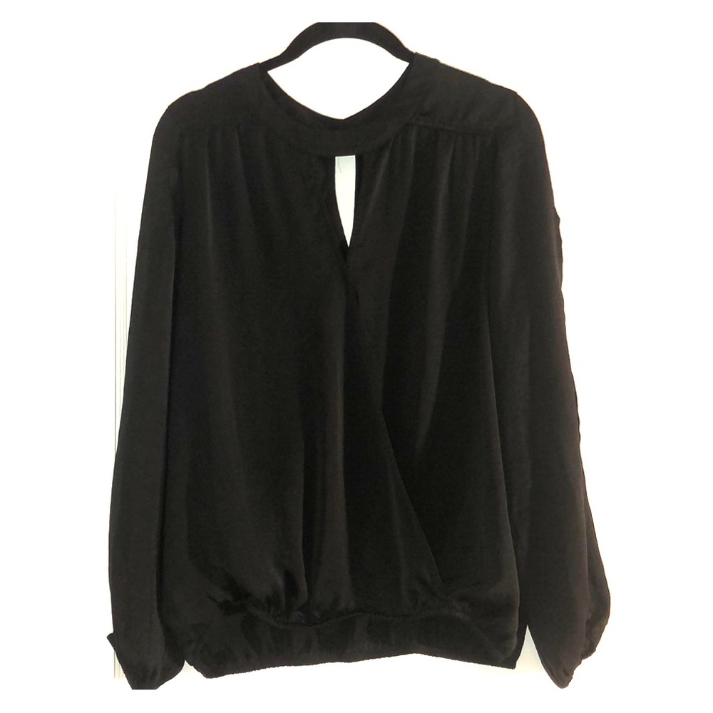 Women’s black dress shirt